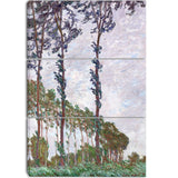 MasterPiece Painting - Claude Monet Wind Effect Series of The Poplars