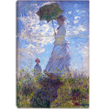 MasterPiece Painting - Claude Monet Woman with a Parasol Madame Monet and Her Son