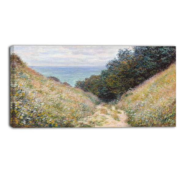 MasterPiece Painting - Claude Monet Road at La Cavee Pournville