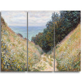 MasterPiece Painting - Claude Monet Road at La Cavee Pournville