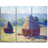 MasterPiece Painting - Claude Monet Haystacks End of Summer