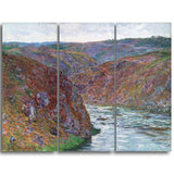 MasterPiece Painting - Claude Monet Valley of the Creuse (Gray Day)