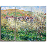 MasterPiece Painting - Claude Monet Flowering Plus Trees