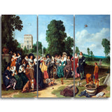 MasterPiece Painting - Dirck Hals The Outdoor Party