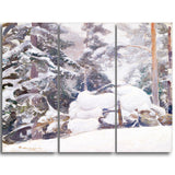 MasterPiece Painting - Pekka Halonen Winter landscape