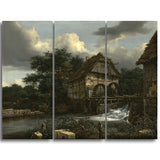 MasterPiece Painting - Jacob van Ruisdael Two Watermills and an Open Sluice