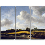 MasterPiece Painting - Jacob van Ruisdael Landscape with a Wheatfield