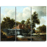 MasterPiece Painting - Meindert Hobbema A Watermill