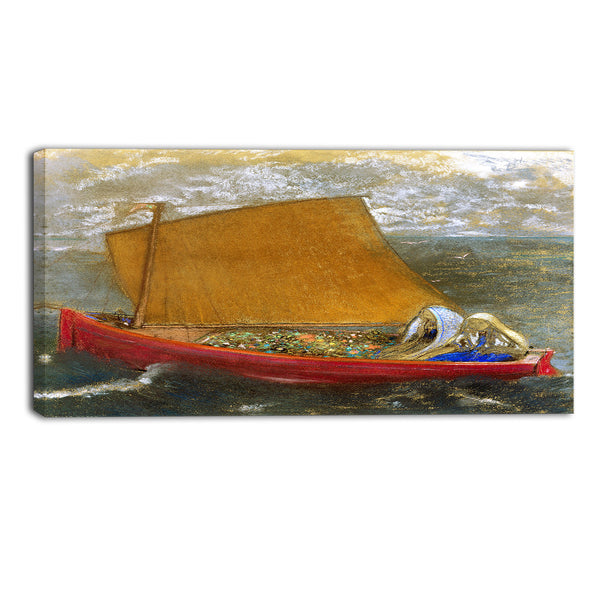 MasterPiece Painting - Odilon Redon The Yellow Sail