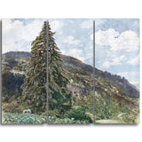 MasterPiece Painting - Rudolf von Alt The old Spruce in Bad Gastein