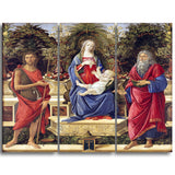 MasterPiece Painting - Sandro Botticelli Madonna with Saints