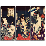 MasterPiece Painting - Toyohara Kunichika The kabuki actors