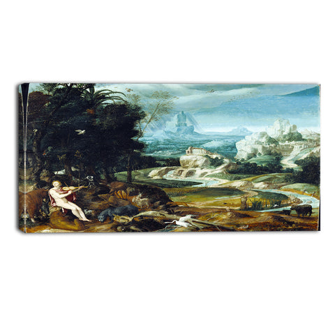 MasterPiece Painting - Nicolas Poussin Landscape with Orpheus