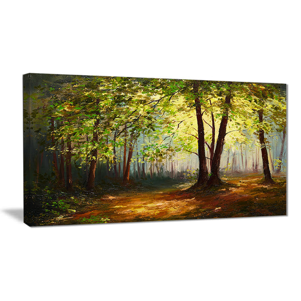 summer forest landscape canvas art print PT6000-1