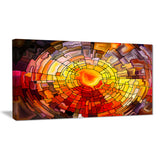 return of stained glass contemporary canvas print PT6014