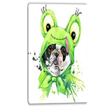 french bulldog illustration animal canvas artwork PT6054