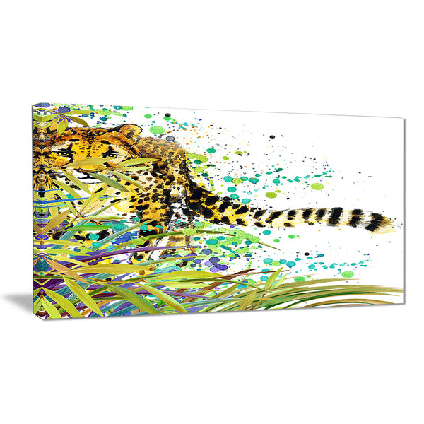 the predator illustration art animal canvas artwork PT6066