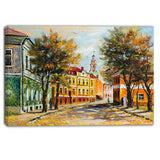 ancient vitebsk in autumn landscape canvas artwork PT6082