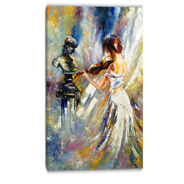 love with endless music abstract canvas art print PT6208