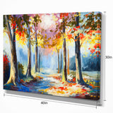 colorful spring forest landscape canvas art print PT6255