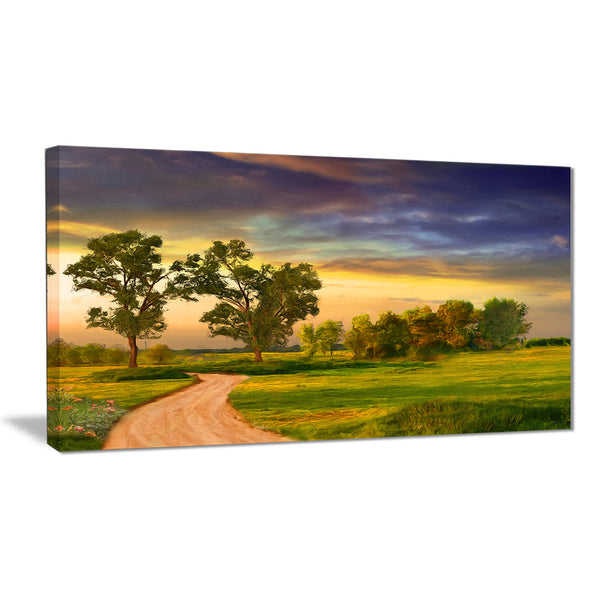 road to bliss landscape canvas art print PT6391