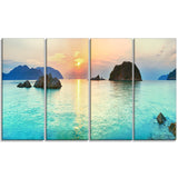 sunrise panorama photography canvas art print PT6413