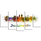 jacksonville skyline cityscape canvas art print PT6418