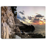 adiratic sunset landscape photography canvas art print PT6434