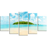tropical island panorama photography canvas print PT6435