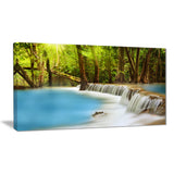 huai mae kamin waterfall photography canvas art print PT6445