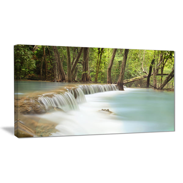 huai mae kamin waterfall photography canvas art print PT6462