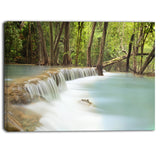 huai mae kamin waterfall photography canvas art print PT6462