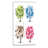 set of floral trees floral canvas art print PT6521