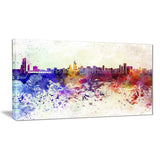 chicago skyline cityscape canvas art print PT6542