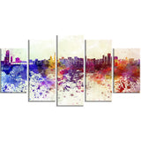 chicago skyline cityscape canvas art print PT6542