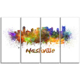 las vegas skyline cityscape canvas artwork print PT6567