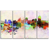 cincinnati skyline cityscape canvas artwork print PT6595