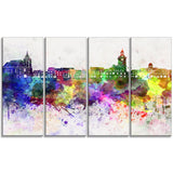 brasov skyline cityscape canvas artwork print PT6600