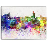 brasov skyline cityscape canvas artwork print PT6600