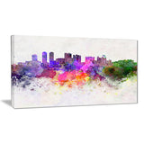 colombo skyline cityscape canvas artwork print PT6607