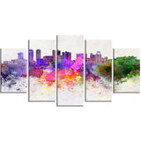 colombo skyline cityscape canvas artwork print PT6607