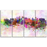 kansas city skyline cityscape canvas artwork print PT6617