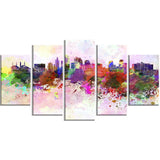 kansas city skyline cityscape canvas artwork print PT6617