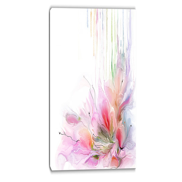floral composition abstract floral print on canvas PT6699