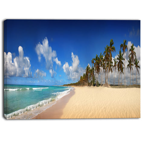 tropical exotic beach landscape photography canvas print PT6776