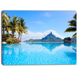 bora bora landscape photography canvas art print PT6804