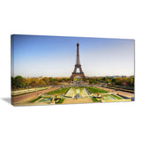 wide view of eiffel tower landscape photo canvas print PT6857