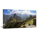 machu picchu panorama landscape photo canvas art print PT6884