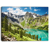 lake on green valley photography landscape canvas print PT6914