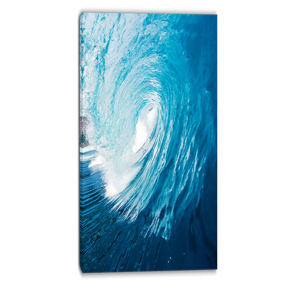 ocean waves in hawaii photo canvas art print PT6988